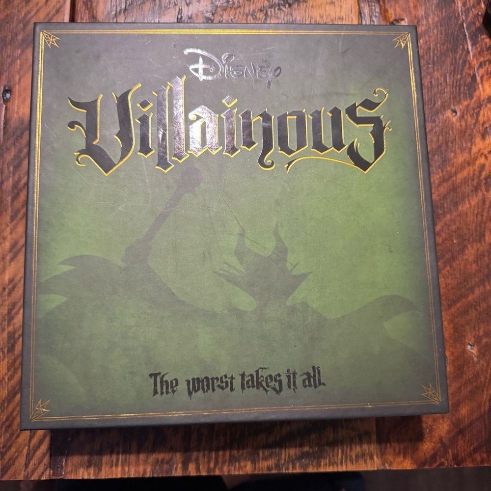 Disney Villainous "The Worst Takes It All" Board Game Opened/Cards Sealed